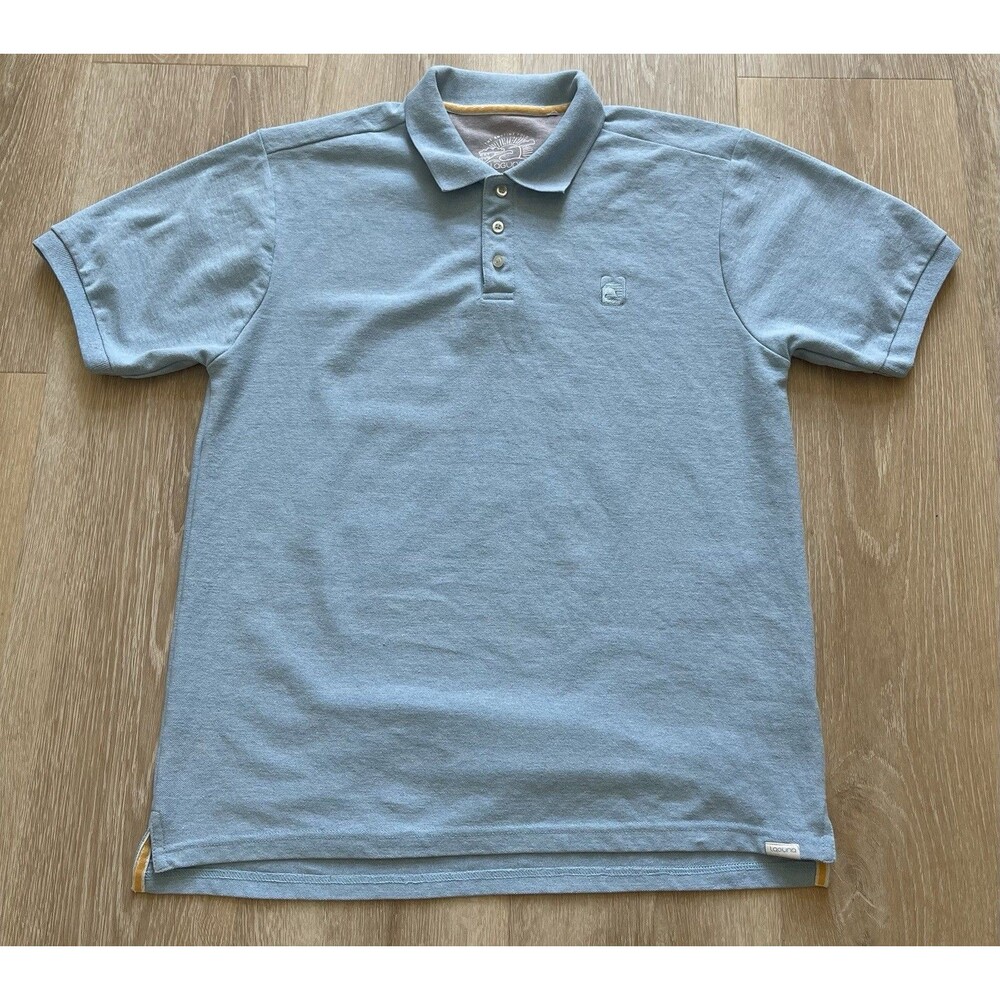 Laguna Anytime Polo Men's Blur Solid Polo Shirt L Short Sleeve Knit Logo
